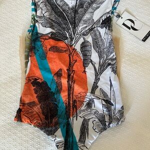 New!! Brazilian Tropical Print women’s Reversible Swimsuit